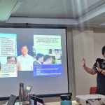 Faculty Regent Early Sol Gadong discussing the national situation during the AUPAEU Strategic Planning for 2025.